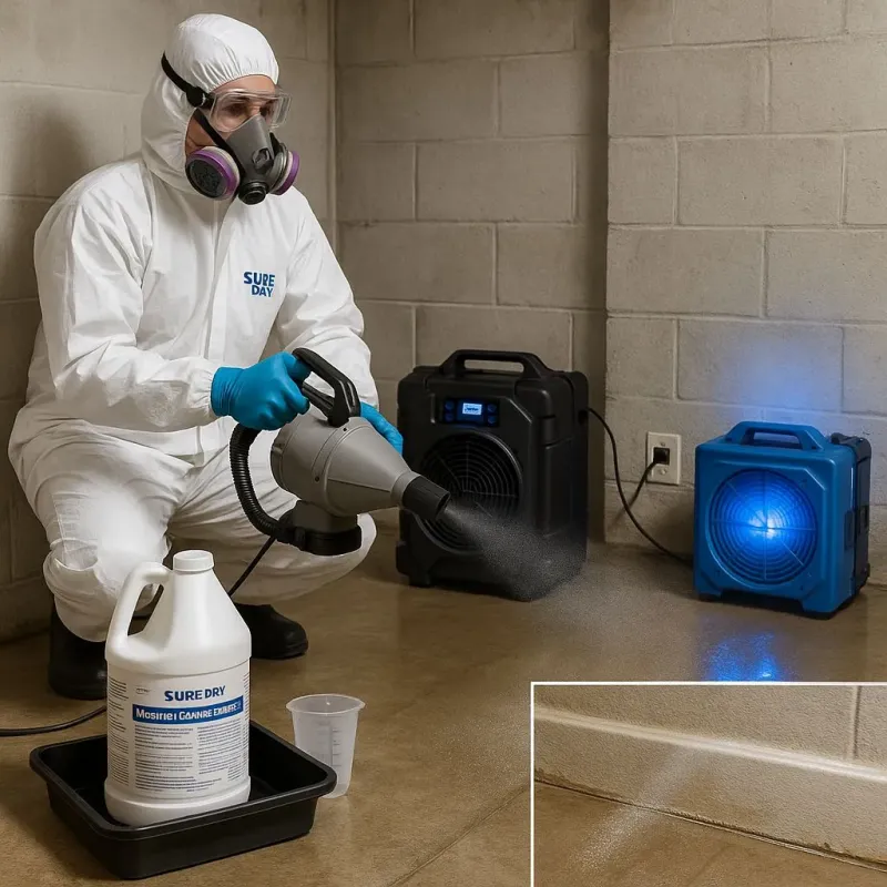 Sanitization and Odor Removal process in Attica, NY